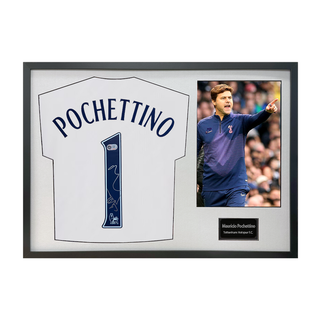 Mauricio Pochettino Signed Tottenham Hotspur Shirt Classic Frame (ACG Cert)
