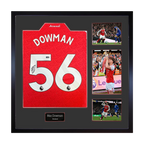 Max Dowman Signed Arsenal Shirt Elite Frame (ACG Cert)