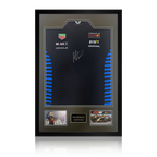 Max Verstappen Signed Red Bull F1 Shirt Premium Frame