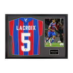 Maxence Lacroix Signed Crystal Palace Shirt Classic Frame (ACG Cert)