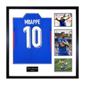 Kylian Mbappé Signed France Shirt Elite Frame (ACG Cert)
