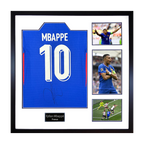 Kylian Mbappé Signed France Shirt Elite Frame (ACG Cert)