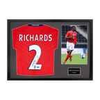 Micah Richards Signed England Shirt Classic Frame (ACG Cert)