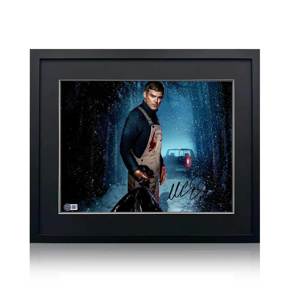 Michael C. Hall Signed Dexter Image Compact Frame (AFTAL Authentication)