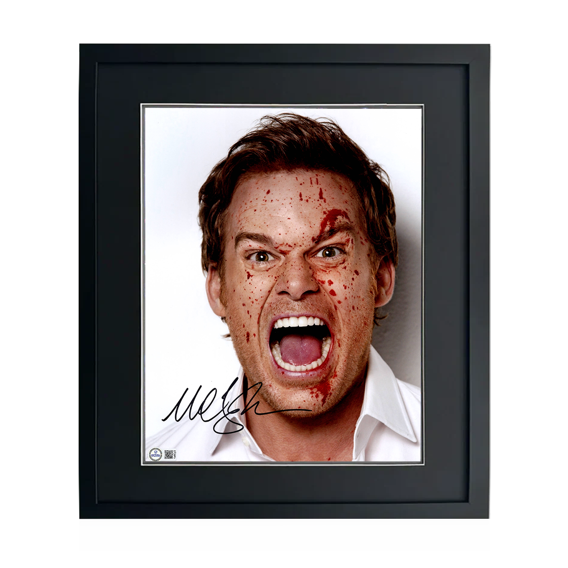 Michael C. Hall Signed Dexter Image Compact Frame (AFTAL Authentication)