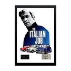 Michael Caine Signed The Italian Job Iconic Frame