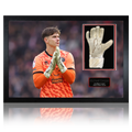 Michael Cooper Signed & Match-Worn Sheffield United Glove Iconic Frame #1