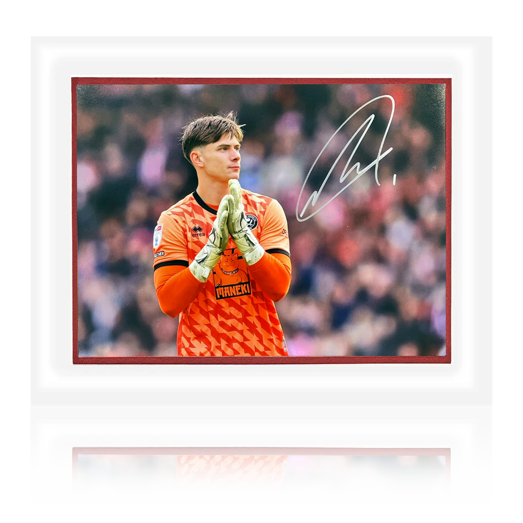 Michael Cooper Signed Sheffield United Deluxe Mount
