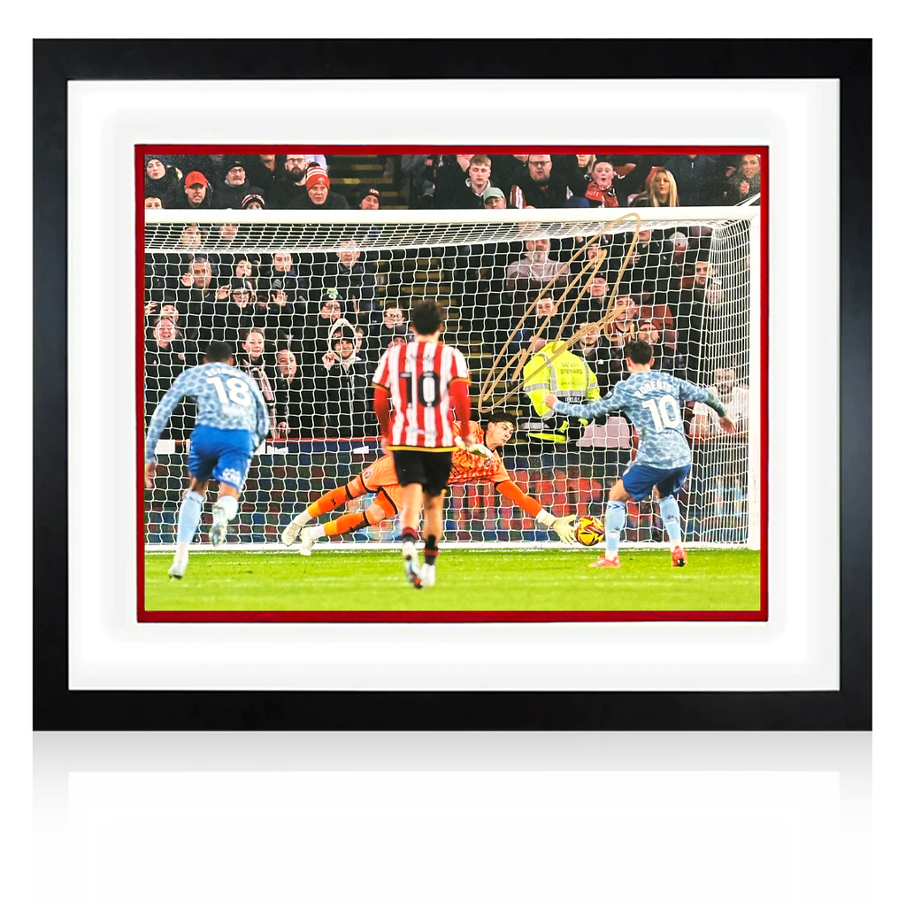 Michael Cooper Signed Sheffield United Deluxe Mount Frame