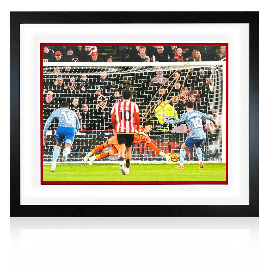 Michael Cooper Signed Sheffield United Deluxe Mount Frame