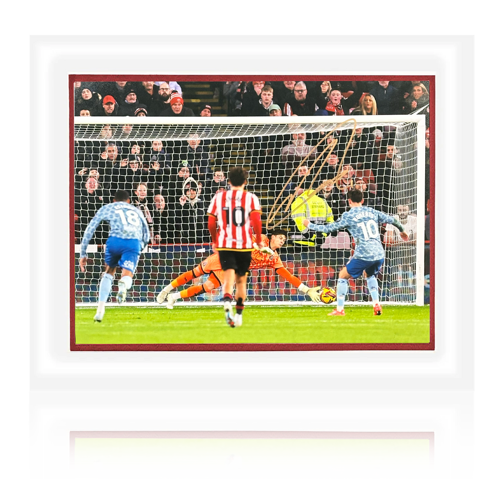 Michael Cooper Signed Sheffield United Deluxe Mount