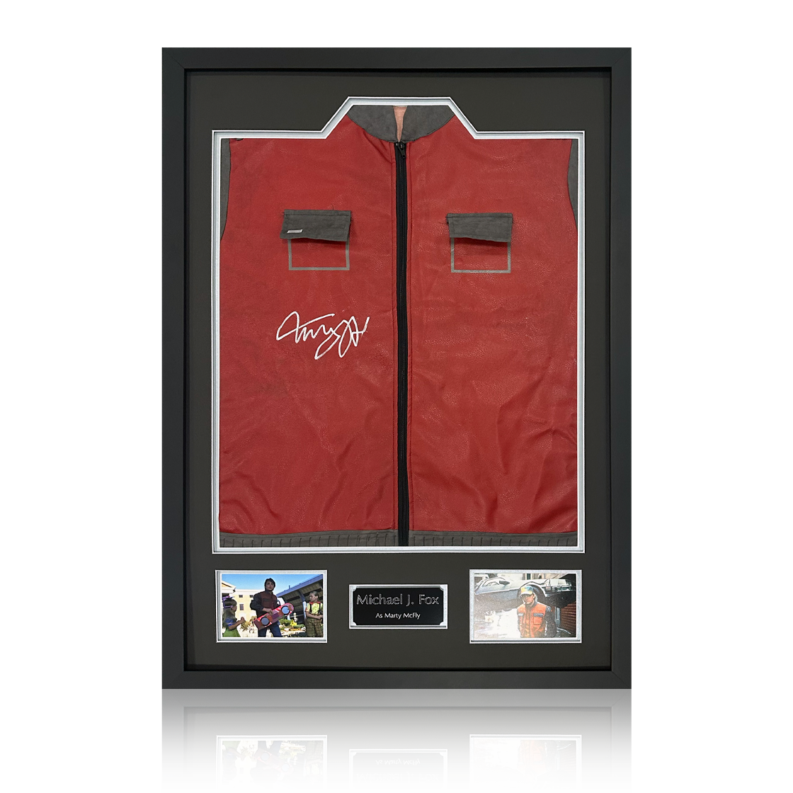 Michael J. Fox Signed Back To The Future Jacket Premium Frame (Celebrity Authentics)