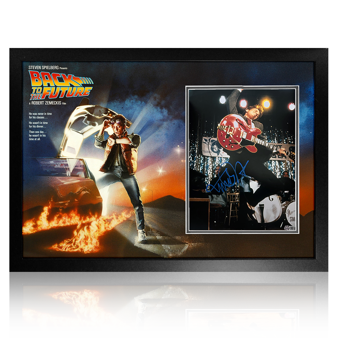 Michael J. Fox Signed Back To The Future Premium Frame (AFTAL & ACOA)