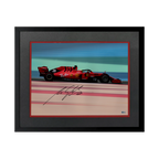 Mick Schumacher Signed 16x12 Image Deluxe Mount Frame