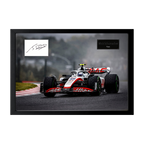 Mick Schumacher Signed 16x12 Image Cut Iconic Frame (ACG Cert)