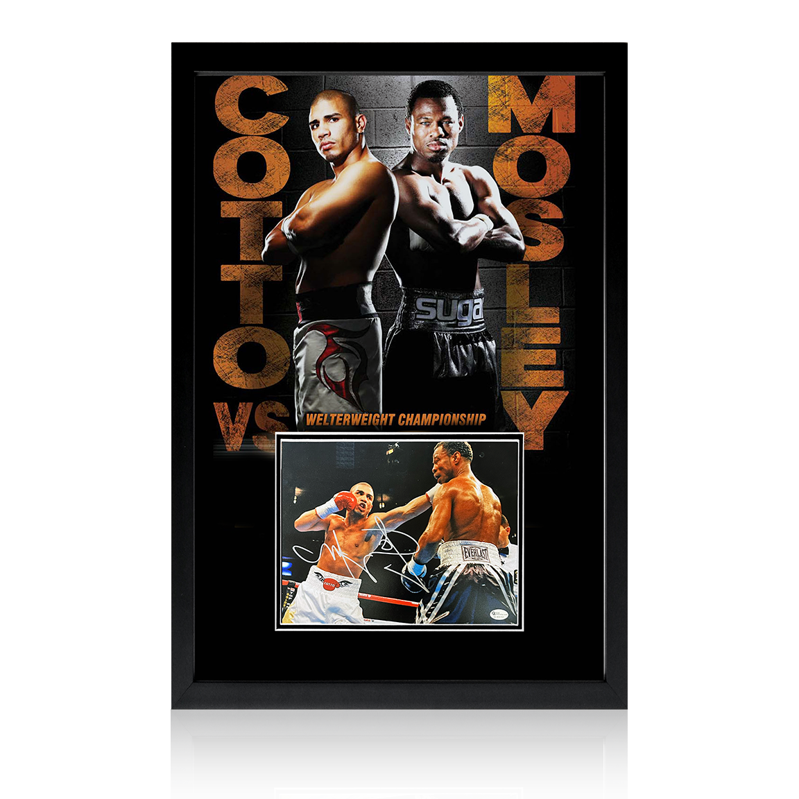 Miguel Cotto Signed Boxing Poster Iconic Frame