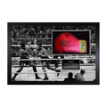 Mike Tyson Signed Red Everlast Glove Iconic Frame