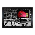 Mike Tyson Signed Red Everlast Glove Iconic Frame