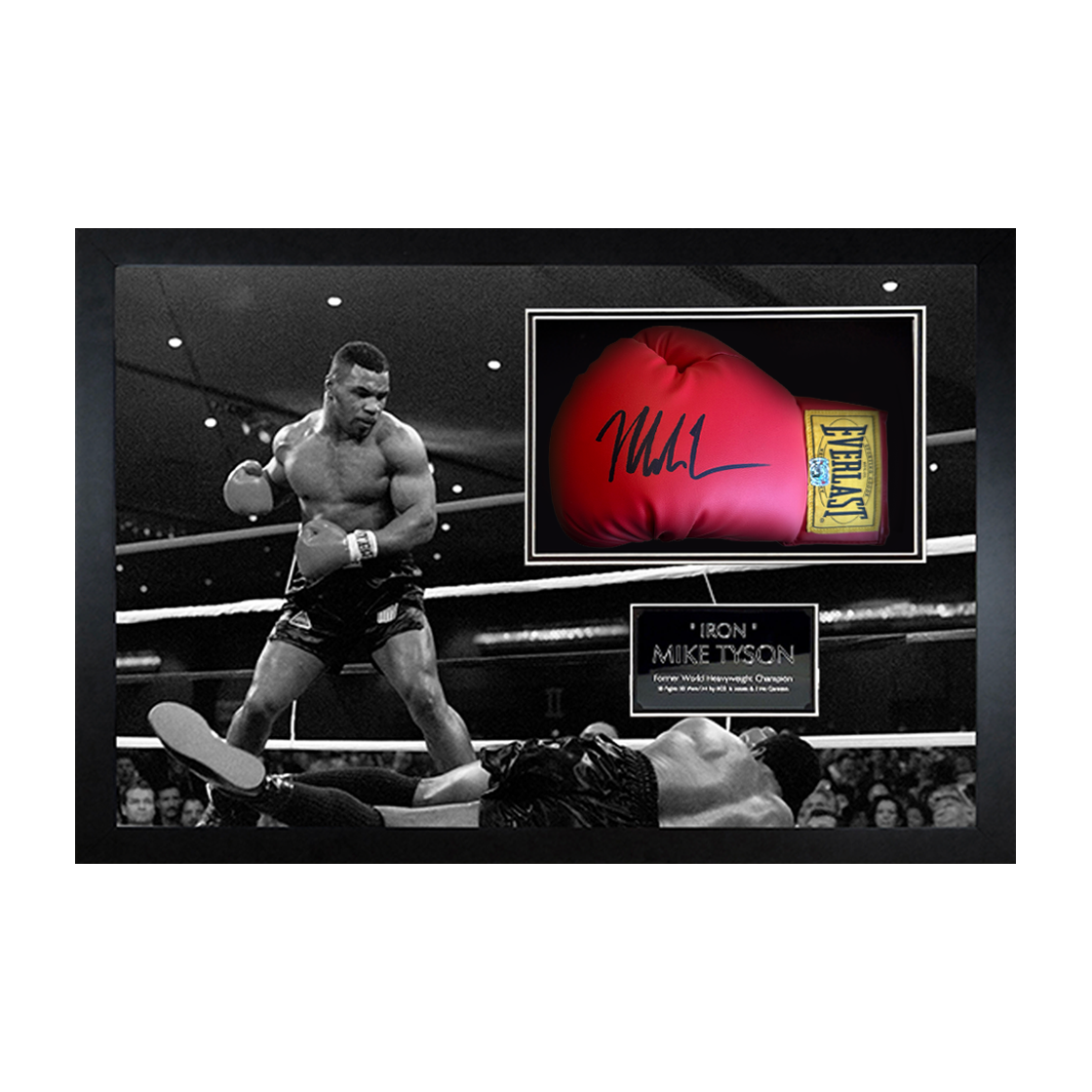 Mike Tyson v Trevor Berbick Signed Glove Iconic Frame