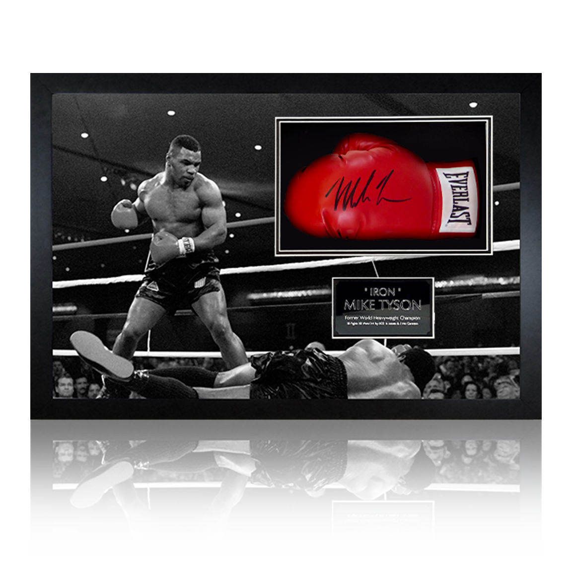 Mike Tyson v Trevor Berbick Signed Glove Iconic Frame