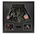 Mike Tyson Signed Shorts Elite Frame