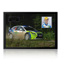 Mikko Hirvonen Ford Focus WRC Signed Iconic Frame