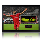 Mo Salah Signed Liverpool Boot Iconic Frame