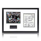 New Zealand All Blacks 1996 Signed Tour Sheet Deluxe Mount Frame