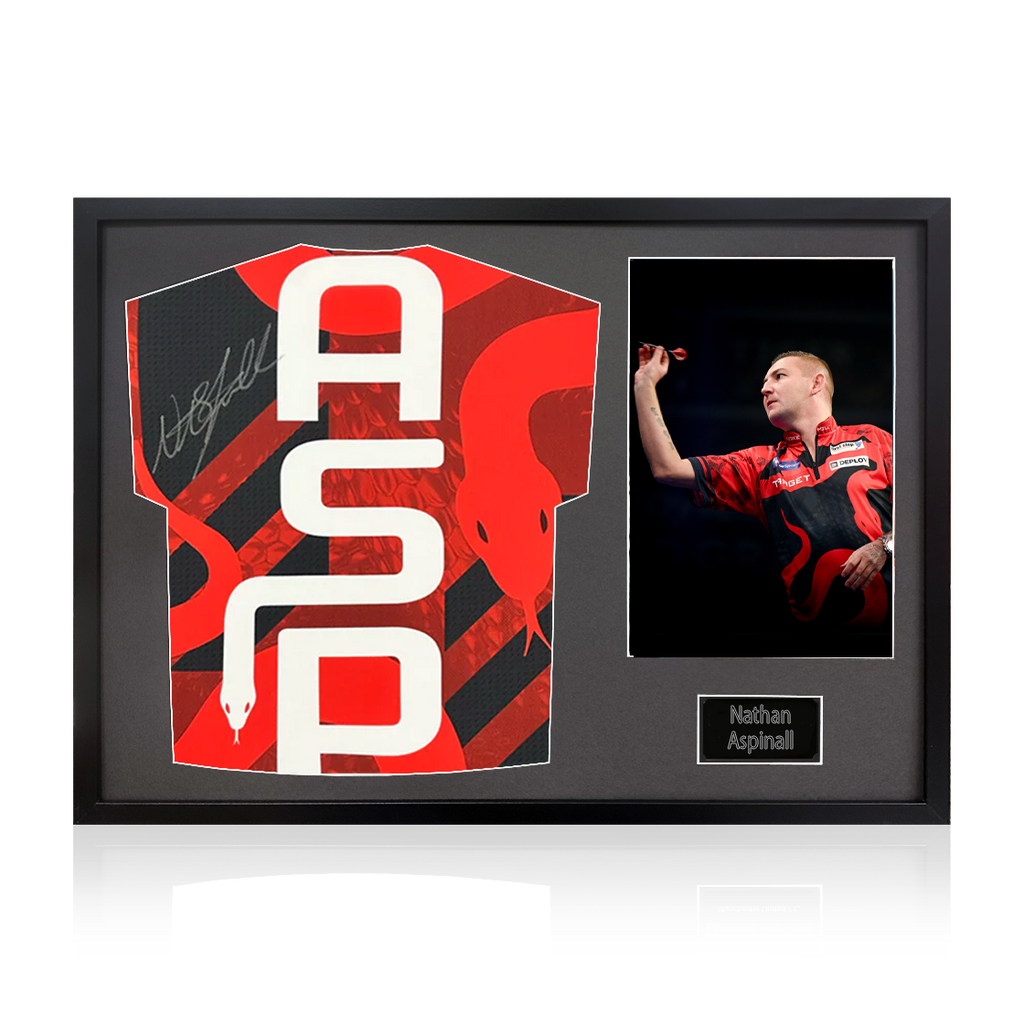 Nathan Aspinall Signed 2025 Shirt Classic Frame