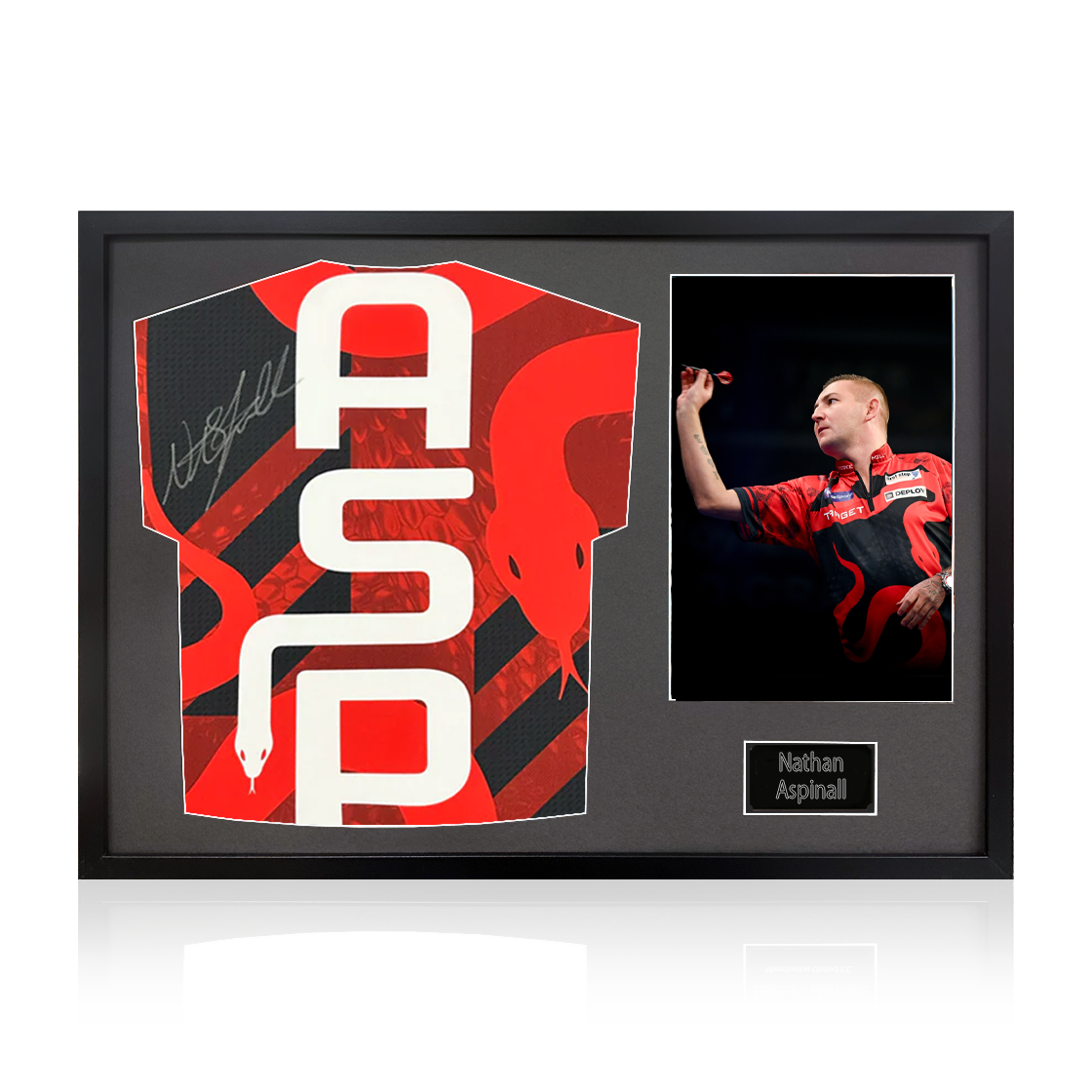 Nathan Aspinall Signed 2025 Shirt Classic Frame