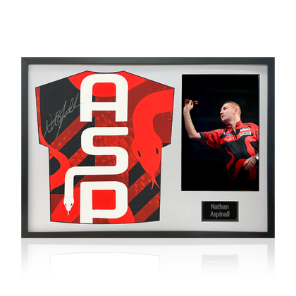 Nathan Aspinall Signed 2025 Shirt Classic Frame