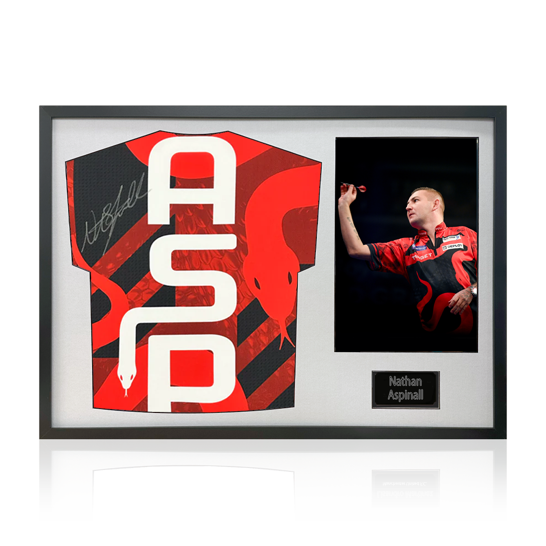 Nathan Aspinall Signed 2025 Shirt Classic Frame