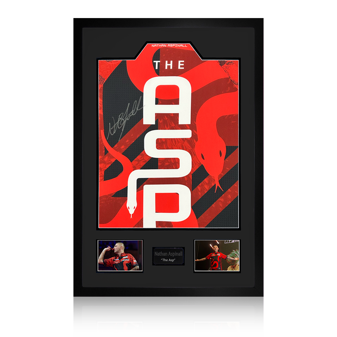 Nathan Aspinall Signed 2025 Shirt Premium Frame