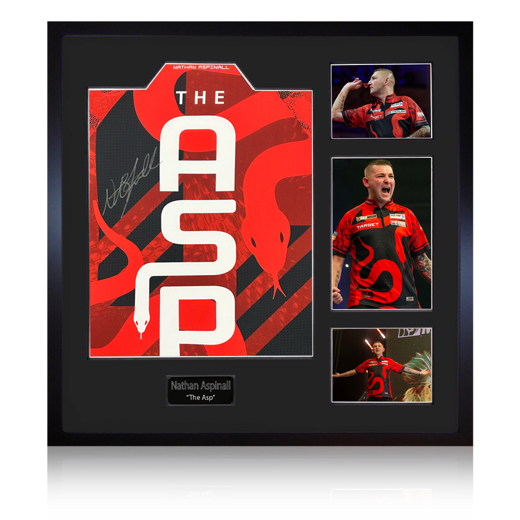 Nathan Aspinall Signed 2025 Shirt Elite Frame