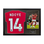 Dan Ndoye Signed Nottingham Forest Shirt Classic Frame (ACG Cert)