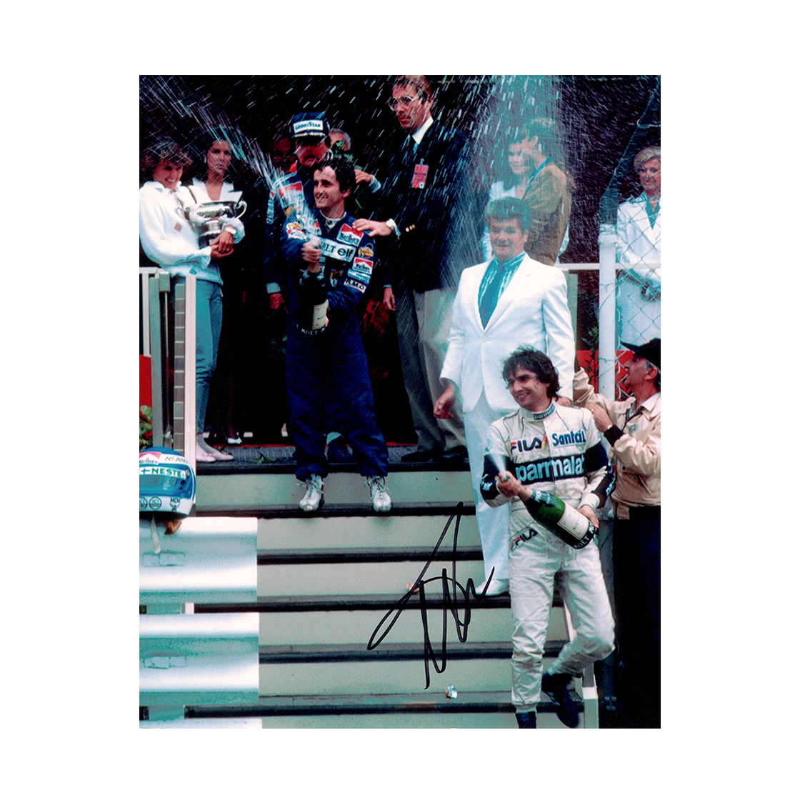 Nelson Piquet Signed 10x8 Image