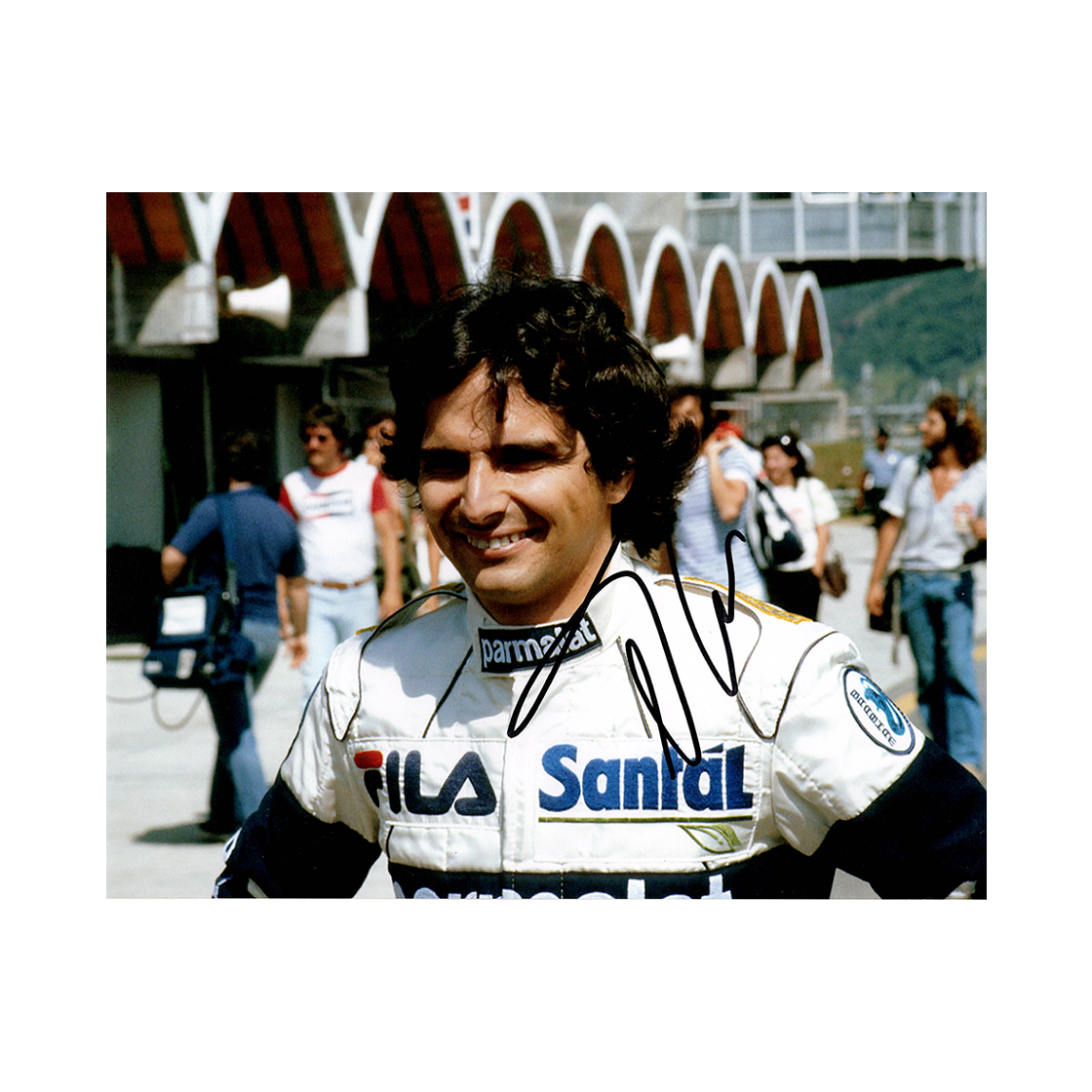 Nelson Piquet Signed 10x8 Image