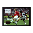 Nicky Butt Signed Manchester United Cut Iconic Frame (ACG Cert)
