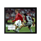 Nicky Butt Signed Manchester United Cut Deluxe Mount Frame