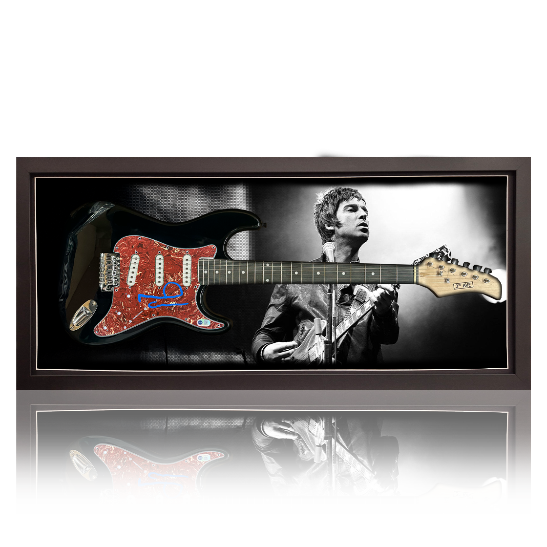 Noel Gallagher Signed Guitar Frame (ACG Cert)