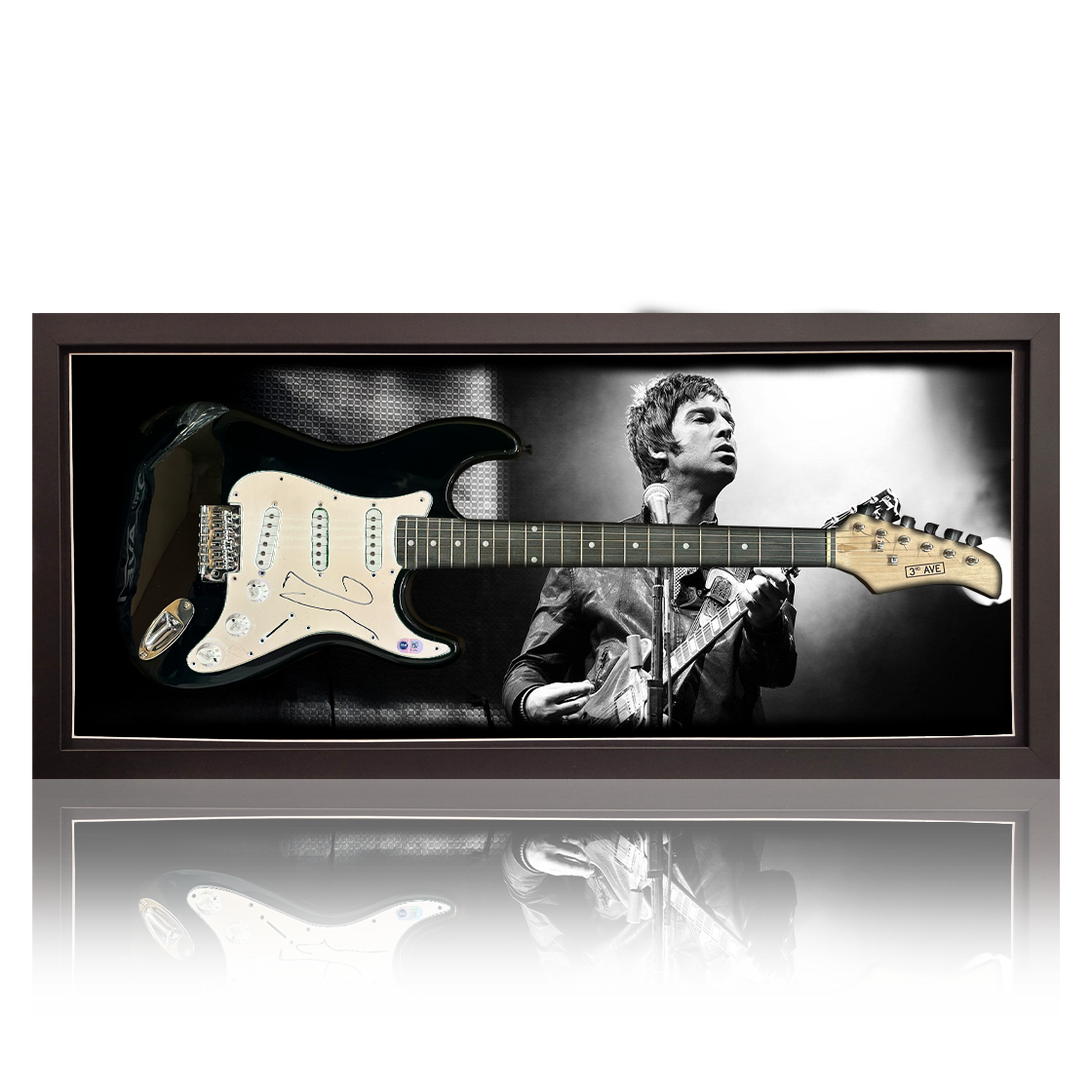 Noel Gallagher Signed Guitar Frame (ACG Cert)