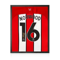 Ollie Norwood Signed Sheffield United 23/24 Shirt Compact Display