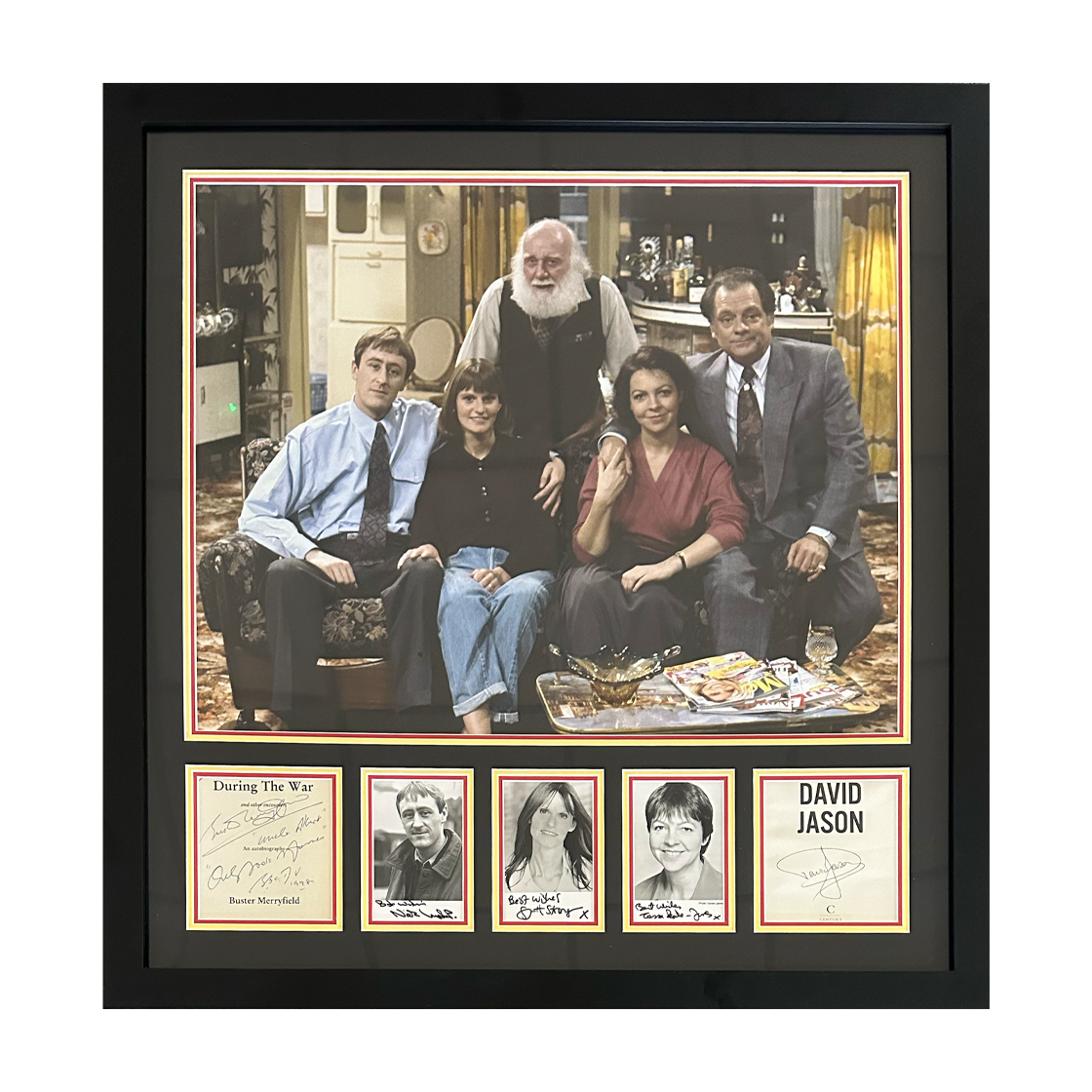 Cast Signed Only Fools and Horses Elite Frame
