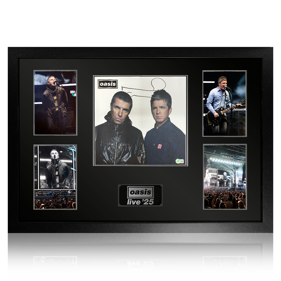 Noel Gallagher Signed Oasis Live '25 Programme Premium Frame (ACG Cert)