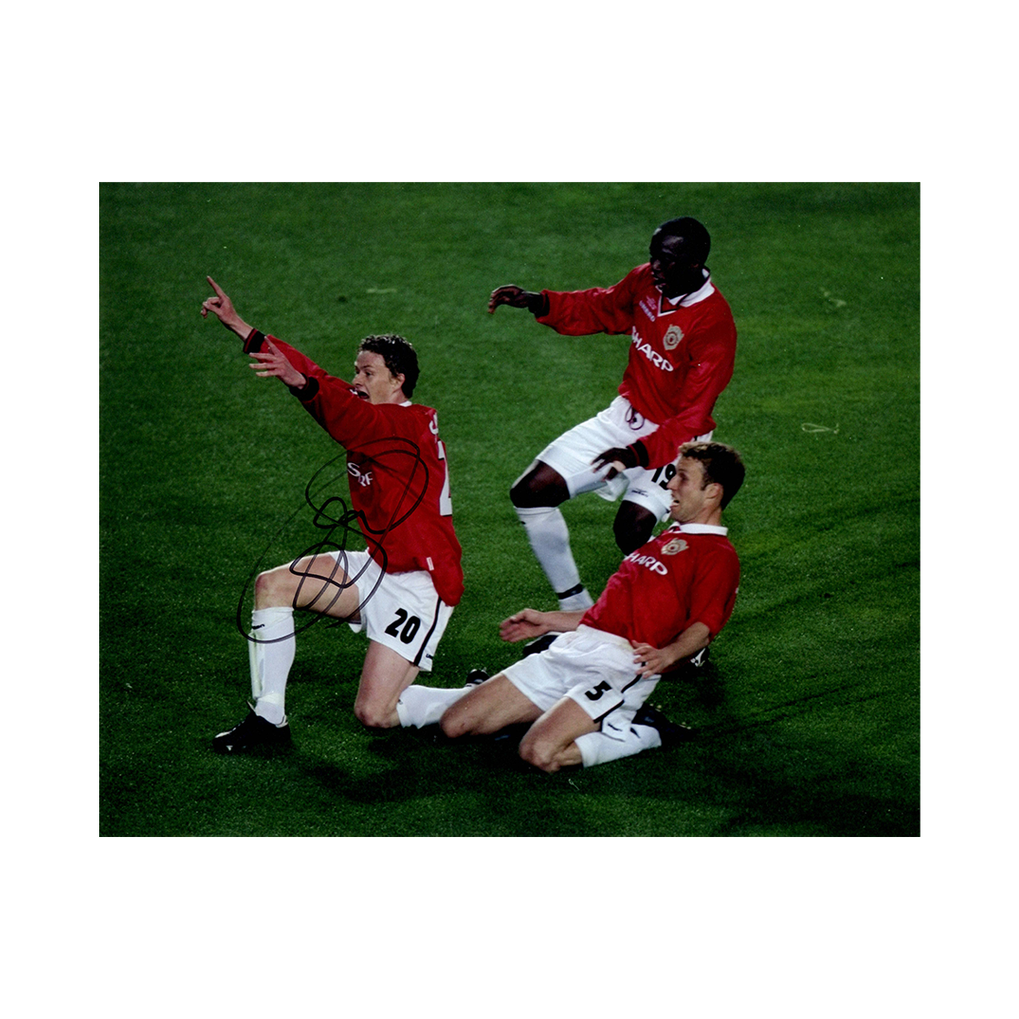 Ole Gunnar Solskjaer Signed 10x8 Photo