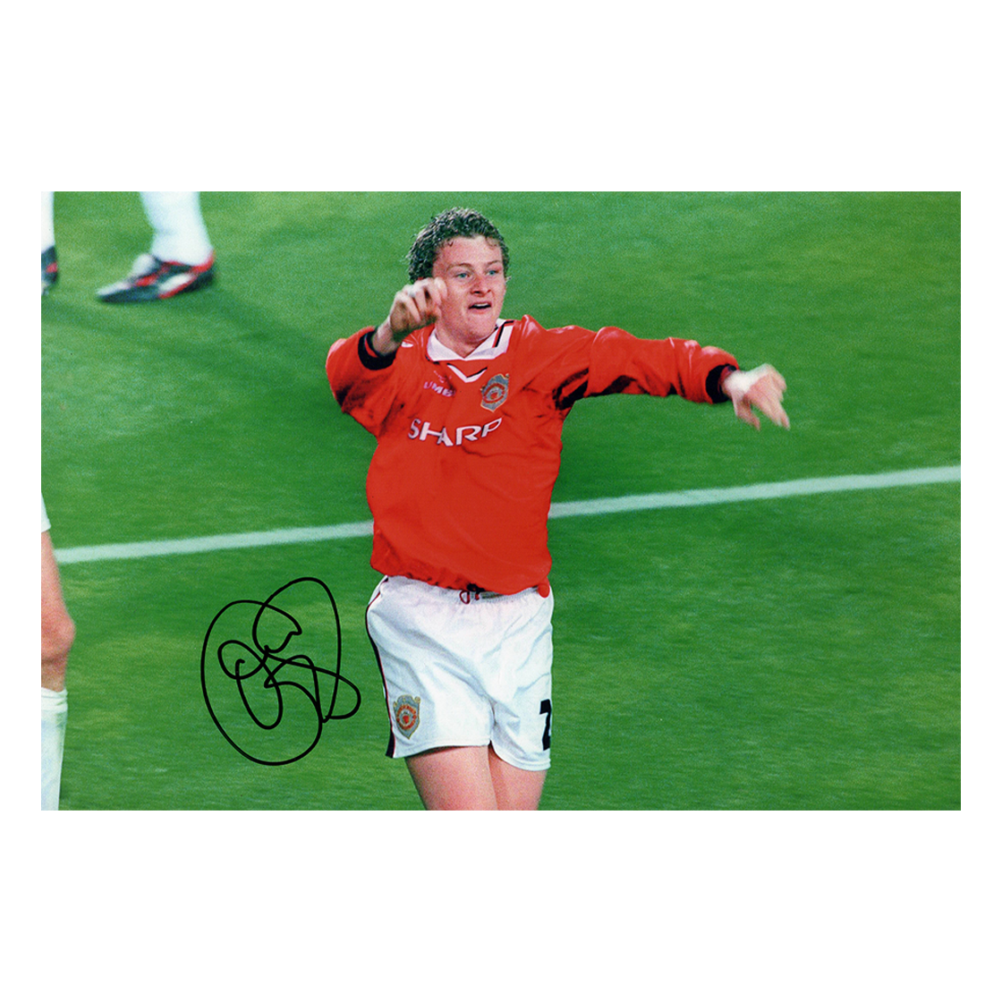 Ole Gunnar Solskjaer Signed 12x8 Photo