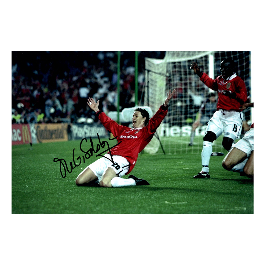 Ole Gunnar Solskjaer Signed 12x8 Photo