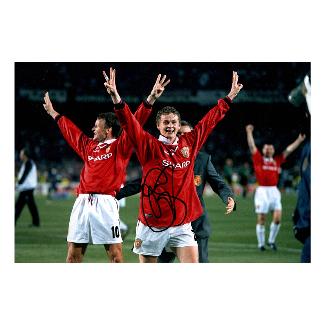 Ole Gunnar Solskjaer Signed 12x8 Photo