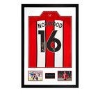 Ollie Norwood Signed Sheffield United 23/24 Shirt Premium Frame