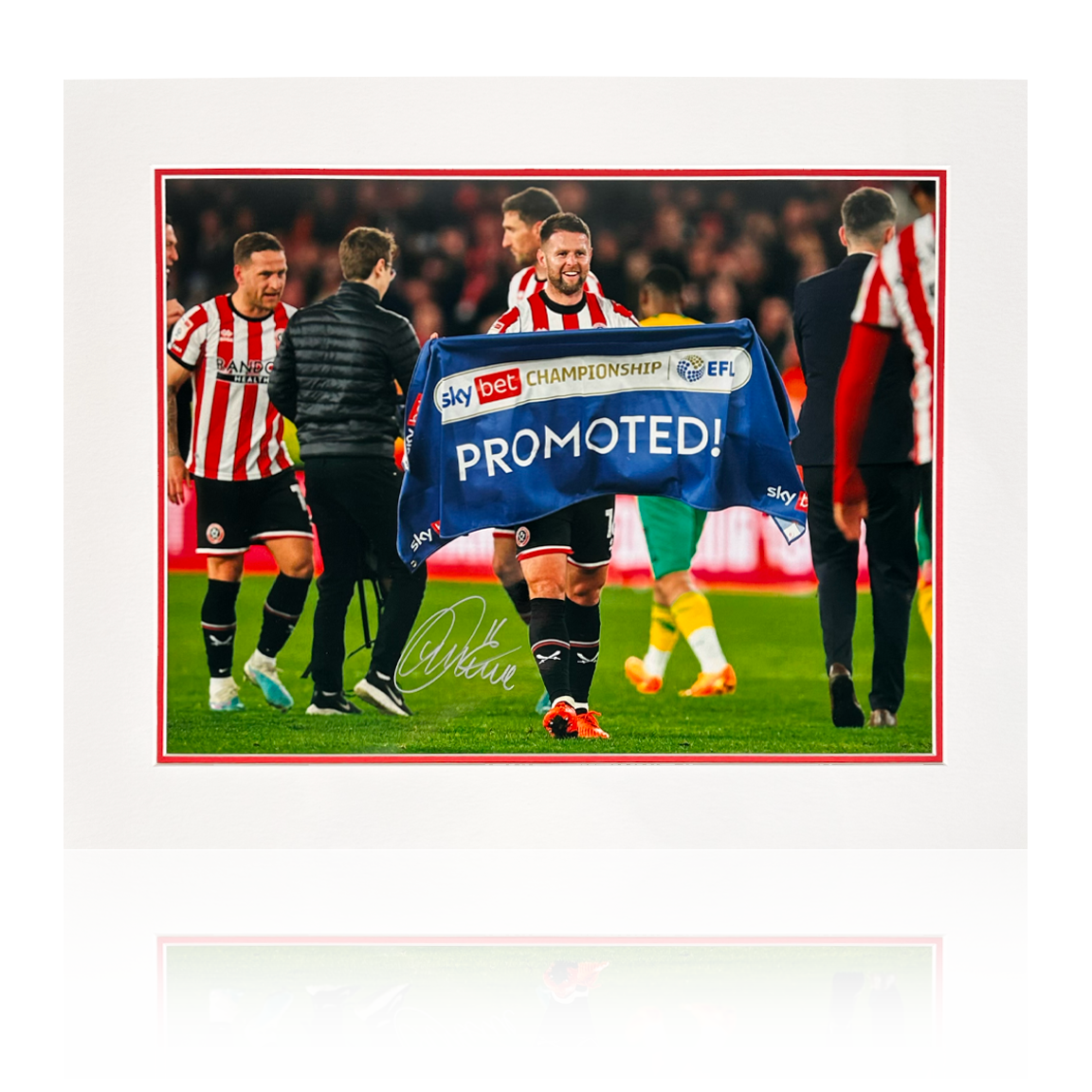 Ollie Norwood Sheffield United Signed Mount